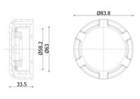 MAHLE CRTC 3 000S - Tapón, depósito de refrigerante