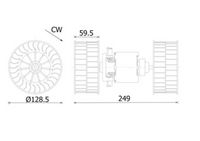 MAHLE AB 323 000S - Ventilador habitáculo