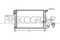 PRASCO CI032R018 - Radiador, refrigeración del motor