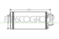 PRASCO CI954C001 - Condensador, aire acondicionado