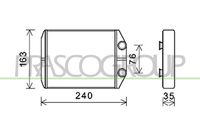 PRASCO DA730H001 - Radiador de calefacción