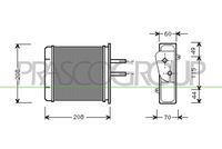 PRASCO FT132H001 - Radiador de calefacción