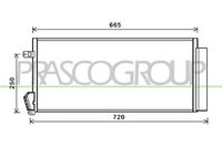 PRASCO FT910C001 - Condensador, aire acondicionado