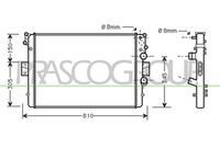 PRASCO FT926R007 - Radiador, refrigeración del motor