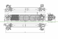 PRASCO MN312N001 - Radiador de aire de admisión