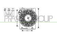 PRASCO OP017F001 - Ventilador, refrigeración del motor