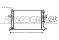 PRASCO OP017R004 - Radiador, refrigeración del motor