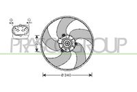 PRASCO PG009F002 - Ventilador, refrigeración del motor