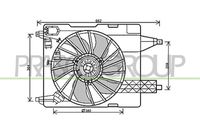 PRASCO RN032F001 - Ventilador, refrigeración del motor