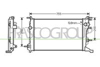 PRASCO RN036R003 - Radiador, refrigeración del motor