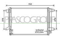 PRASCO VG424C001 - Condensador, aire acondicionado