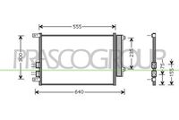 PRASCO AA080C003 - Condensador, aire acondicionado