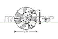 PRASCO AD017F001 - Ventilador, refrigeración del motor