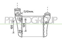 PRASCO AD022N001 - Radiador de aire de admisión