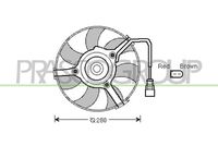 PRASCO AD032F004 - Ventilador, refrigeración del motor