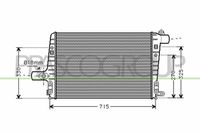 PRASCO AD032N002 - Radiador de aire de admisión