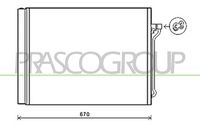 PRASCO BM048C004 - Condensador, aire acondicionado