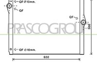 PRASCO BM101R006 - Radiador, refrigeración del motor