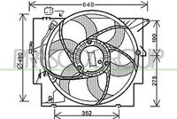 PRASCO BM120F001 - Ventilador, refrigeración del motor