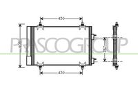 PRASCO CI424C001 - Condensador, aire acondicionado