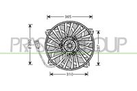 PRASCO CI520F003 - Ventilador, refrigeración del motor