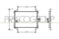 PRASCO CI950C003 - Condensador, aire acondicionado