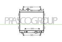 PRASCO DG410R001 - Radiador, refrigeración del motor