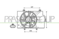 PRASCO FD344F003 - Ventilador, refrigeración del motor