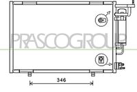 PRASCO FD346C001 - Condensador, aire acondicionado