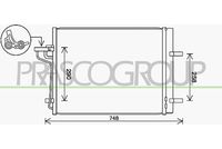 PRASCO FD804C001 - Condensador, aire acondicionado