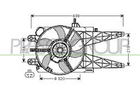 PRASCO FT133F001 - Ventilador, refrigeración del motor