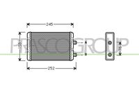 PRASCO FT133H001 - Radiador de calefacción