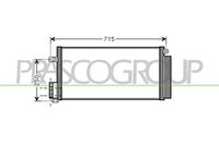 PRASCO FT137C001 - Condensador, aire acondicionado