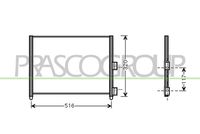 PRASCO FT340C003 - Condensador, aire acondicionado