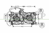 PRASCO FT133F003 - Ventilador, refrigeración del motor