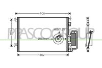 PRASCO FT520C001 - Condensador, aire acondicionado