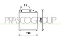 PRASCO FT342H001 - Radiador de calefacción