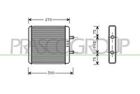 PRASCO FT925H002 - Radiador de calefacción