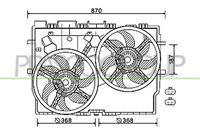 PRASCO FT930F001 - Ventilador, refrigeración del motor