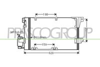 PRASCO OP017C002 - Condensador, aire acondicionado