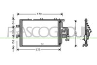 PRASCO OP030C002 - Condensador, aire acondicionado