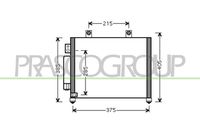 PRASCO OP304C001 - Condensador, aire acondicionado