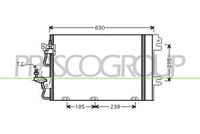 PRASCO OP410C001 - Condensador, aire acondicionado