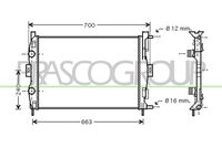 PRASCO RN032R006 - Radiador, refrigeración del motor