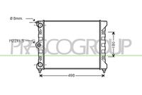 PRASCO VG012R012 - Radiador, refrigeración del motor