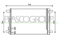 PRASCO VG400C001 - Condensador, aire acondicionado