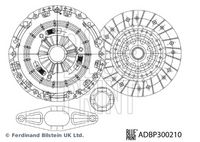 BLUE PRINT ADBP300210 - Kit de embrague