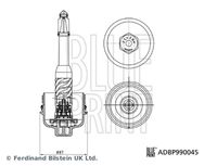 BLUE PRINT ADBP990045 - Cubierta, caja filtro de aceite