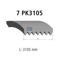 DT Spare Parts 13.43514 - Correa trapecial poli V