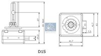 DT Spare Parts 3.32943 - Lámpara, faro principal